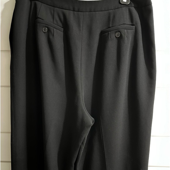 Talbots Stretch Womens Wool Dress Pants Black Size 14 - Picture 7 of 11